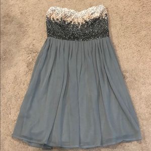 Available - Lace & Bead strapless dress, Nordstrom, size M